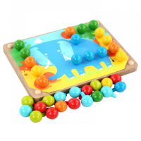 Игра на сенсомоторное развитие "Цветная мозаика" - «globural.ru» - Тихорецк