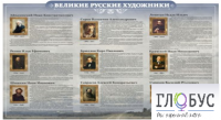 Стенд "Великие русские художники" - «globural.ru» - Тихорецк