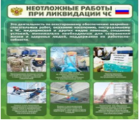 Стенд "Неотложные работы при ликвидации ЧС" - «globural.ru» - Тихорецк