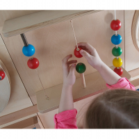 Тактильно-развивающая панель «Магнитные шарики» (вариант 1) - «globural.ru» - Тихорецк