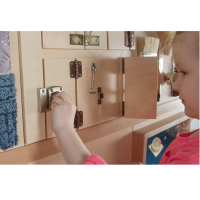 Тактильно-развивающая панель «Замочки» (вариант 1) - «globural.ru» - Тихорецк