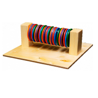 Тактильно-развивающая панель «Цветные круги» (вариант 2) - «globural.ru» - Тихорецк