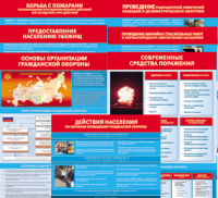 Комплект таблиц Основы гражданской обороны МЧС РФ (13 штук)	 - «globural.ru» - Тихорецк