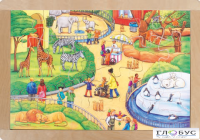 Развивающий пазл "Зоопарк" - «globural.ru» - Тихорецк
