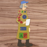 Бизиборд "Почтальон Печкин" - «globural.ru» - Тихорецк