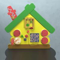 Бизиборд "Волшебный теремок" - «globural.ru» - Тихорецк