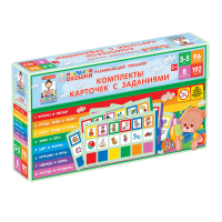 Развивающий тренажёр "Разноцветные окошки" 3-5 лет. Дополнительный набор карточек к базовому комплекту - «globural.ru» - Тихорецк