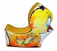 Напольная игрушка "Цыпленок" с шелкографией (ВИК) - «globural.ru» - Тихорецк