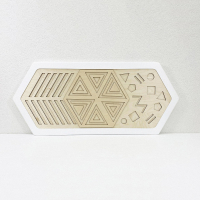 Декоративная тактильная панель - «Рельефные многоугольные формы» - «globural.ru» - Тихорецк