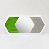 Декоративная тактильная панель 3в1 - «Ворс, Зеркало, Резина» - «globural.ru» - Тихорецк