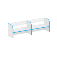 Надстройка к столу открытая (белый/синий) - «globural.ru» - Тихорецк