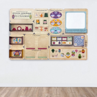 Дидактическая настенная панель «Уголок дежурных по столовой» - «globural.ru» - Тихорецк