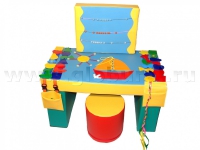 Дидактический стол с пуфиком вариант 2 (ВИК) - «globural.ru» - Тихорецк