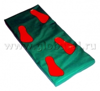Дорожка массажная в чехле с нашитыми следами - «globural.ru» - Тихорецк