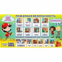 Стенд "Пожарная безопасность" 1.5х0.8 - «globural.ru» - Тихорецк