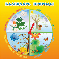 Стенд "Календарь природы" 0.5x0.5 - «globural.ru» - Тихорецк