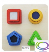 Панель "Тактильные геометрические фигуры" - «globural.ru» - Тихорецк