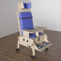 Стул для ребенка с ОВЗ «Новые горизонты» №3 со столешницей синий - «globural.ru» - Тихорецк