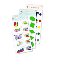 Комплект карточек (10) "Обучающий калейдоскоп для ДО. Познание. Цвет и форма" - «globural.ru» - Тихорецк