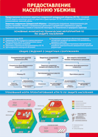 Таблица Предоставление населению убежищ 1000*1400 винил - «globural.ru» - Тихорецк