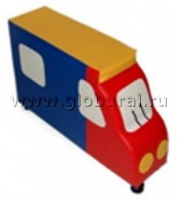 Напольная мягкая игрушка "Грузовик" каталка - «globural.ru» - Тихорецк