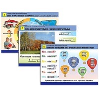 Комплект таблиц для начальной школы "Русский язык. Имя прилагательное" - «globural.ru» - Тихорецк