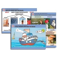 Комплект таблиц для начальной школы "Русский язык. Имя существительное" - «globural.ru» - Тихорецк