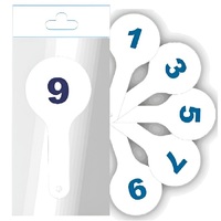 Касса-веер цифр от 0 до 9 - «globural.ru» - Тихорецк