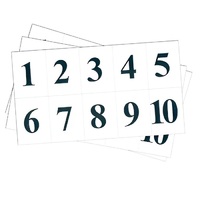 Набор цифр от 1 до 10 (для начальной школы) - «globural.ru» - Тихорецк