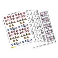 Набор этикеток самоклеющихся (общий) - «globural.ru» - Тихорецк