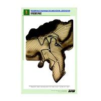 Рельефная таблица "Археоптерикс" (формат А1, матовое ламинир.) - «globural.ru» - Тихорецк