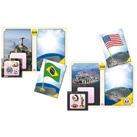 Настольно-печатная игра "Флаги стран мира 2. Азия, Африка, Австралия, Америка" - «globural.ru» - Тихорецк