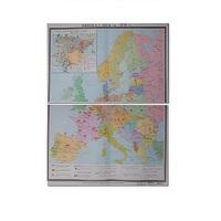 Учебная карта "Европа 1924-1939 гг" 1050*1420 мм (матовое, 2-стороннее лам.) - «globural.ru» - Тихорецк