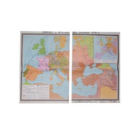 Учебная карта "Европа в 16 - первой половине 17 в.в." 1030*1420 мм (матовое, 2-стороннее лам.) - «globural.ru» - Тихорецк
