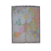 Учебная карта "Европа после 1-ой мировой войны" 1400*1060 мм (матовое, 2-стороннее лам.) - «globural.ru» - Тихорецк