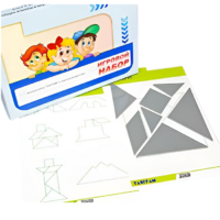 Игровой набор "Танграм" (с комплектом карточек) - «globural.ru» - Тихорецк