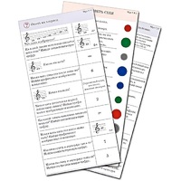 Комплект карточек (10) "Обучающий калейдоскоп. Музыкальные термины" - «globural.ru» - Тихорецк