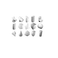 Комплект гипсовых моделей геометрических тел  - «globural.ru» - Тихорецк