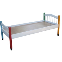 Кровать детская "Карандаш" 1400х600х600 ЛДСП настил ДВП  - «globural.ru» - Тихорецк