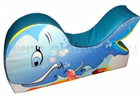 Напольная игрушка "Кит" с шелкографией (ВИК) - «globural.ru» - Тихорецк