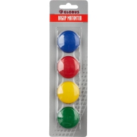 Набор магнитов круглых (4 штуки) - «globural.ru» - Тихорецк