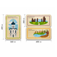 Набор стеновых панелей «Памятные места России - Владимир, Республика Коми, Камчатка» - «globural.ru» - Тихорецк
