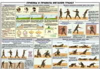 Плакат "Приемы и правила метания гранат" - «globural.ru» - Тихорецк