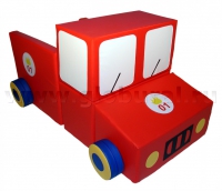 Напольная мягкая игрушка «Пожарная  машина» - «globural.ru» - Тихорецк