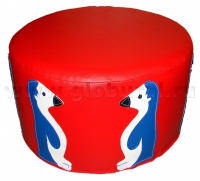 Пуфик «Пингвины» (шелкография, ВИК) - «globural.ru» - Тихорецк