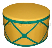 Пуфик «Узор» (шелкография, ВИК) - «globural.ru» - Тихорецк