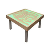 Столик на ножках для рисования песком Радуга. Подсветка RGB - «globural.ru» - Тихорецк