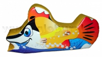 Напольная игрушка "Рыбка" с шелкографией (ВИК) - «globural.ru» - Тихорецк