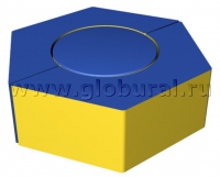 Шестигранное кресло - пуф 80*70*30см (ВИК) - «globural.ru» - Тихорецк