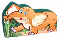 Напольная игрушка "Слоник" с шелкографией (ВИК) - «globural.ru» - Тихорецк